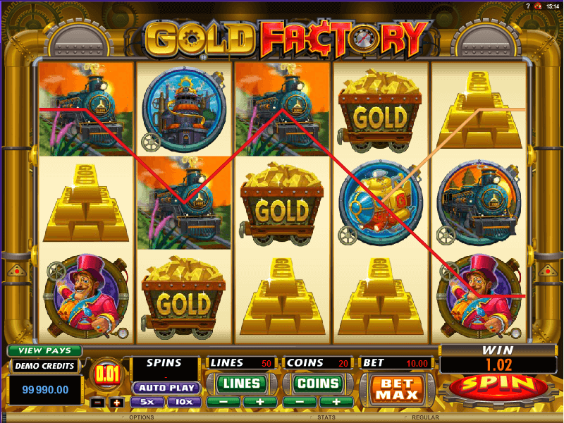 золотая фабрика игровой автомат играть онлайн бесплатно